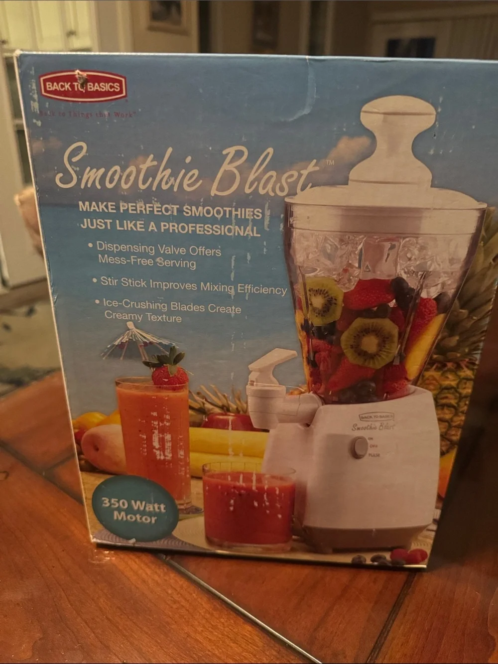 Back to Basics Smoothie Blast Countertop Smoothie Maker - White